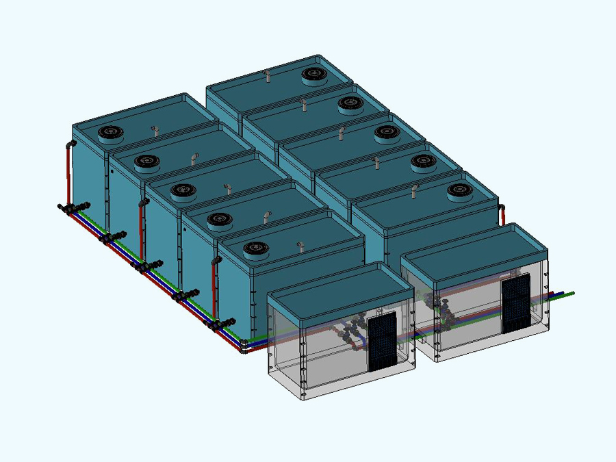 250 m3 Prefabrik Betonarme Su Deposu
