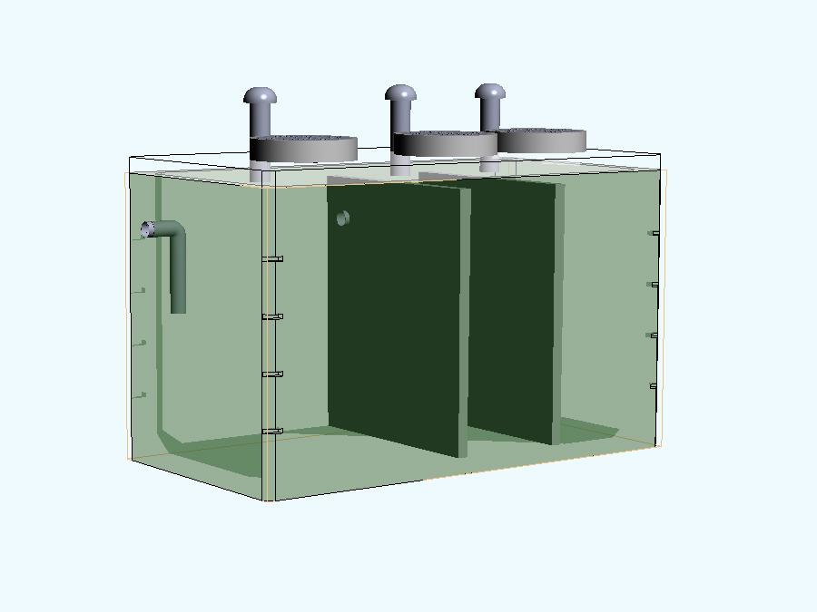 3 Bölümlü Betonarme Foseptik Depo