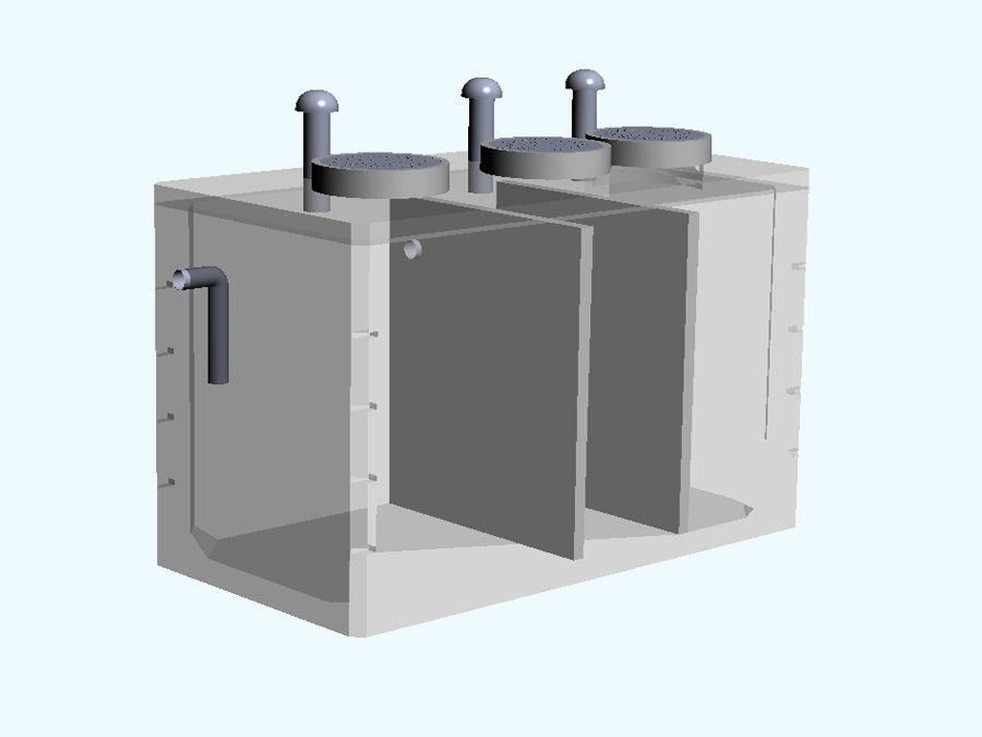 3 Bölümlü Betonarme Foseptik Depo