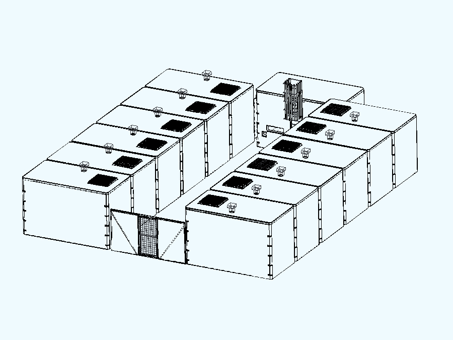 300 m3 Prefabrik Betonarme Su Deposu