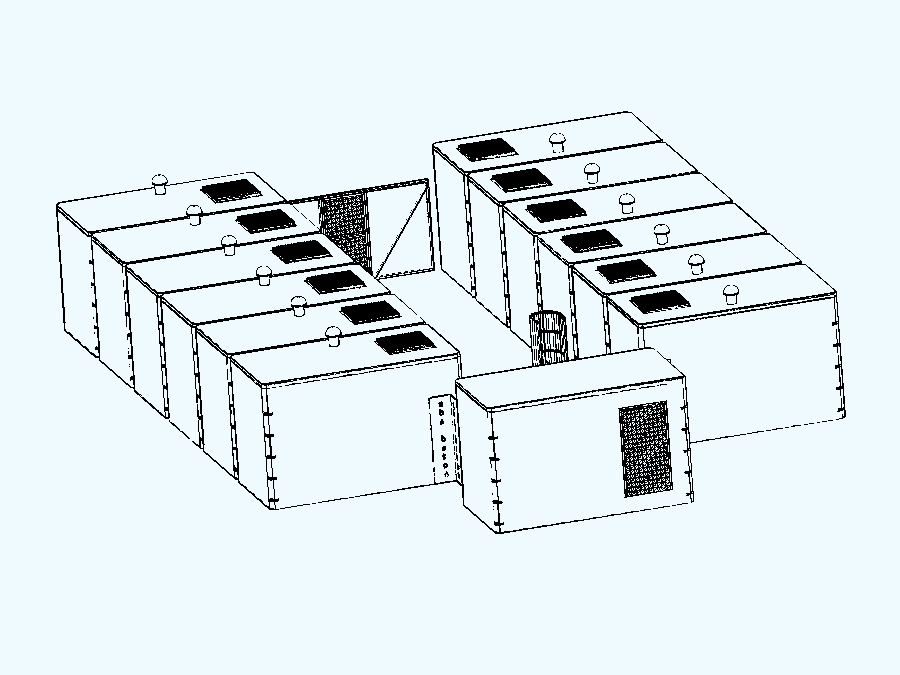 300 m3 Prefabrik Betonarme Su Deposu