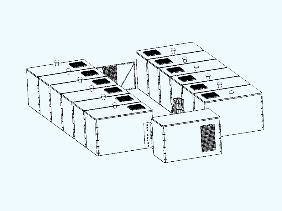 300 m3 Prefabrik Betonarme Su Deposu