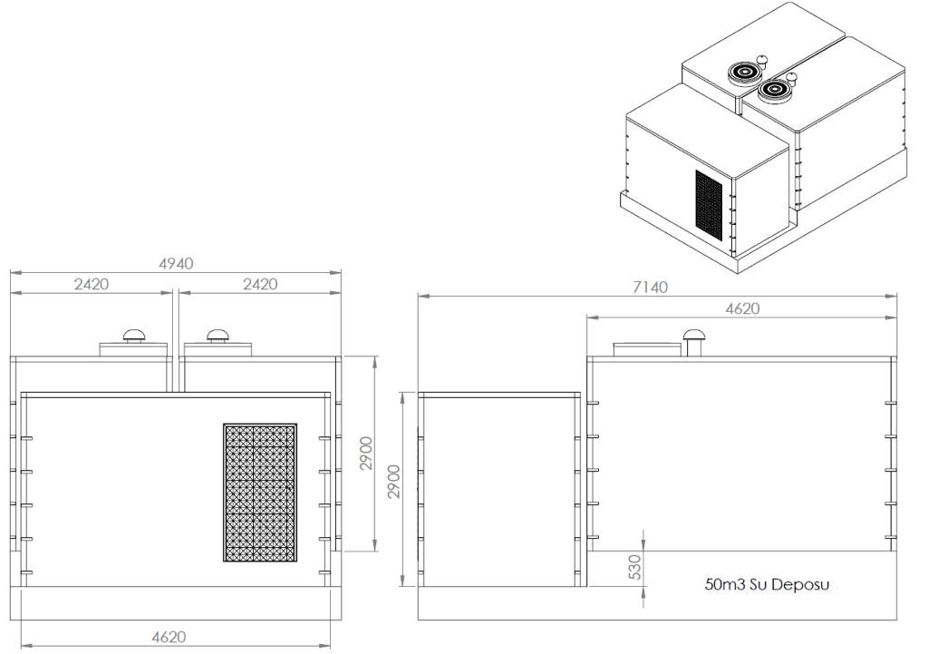50 M3  PREFABRiK BETONARME  DEPOLAR
