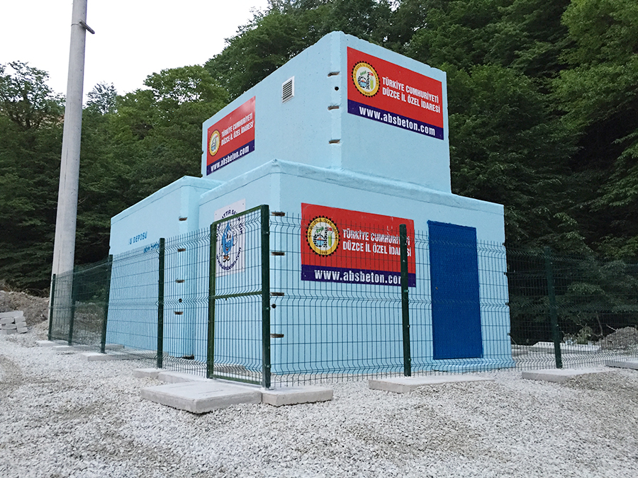 50 m3 Prefabrik Betonarme Su Deposu