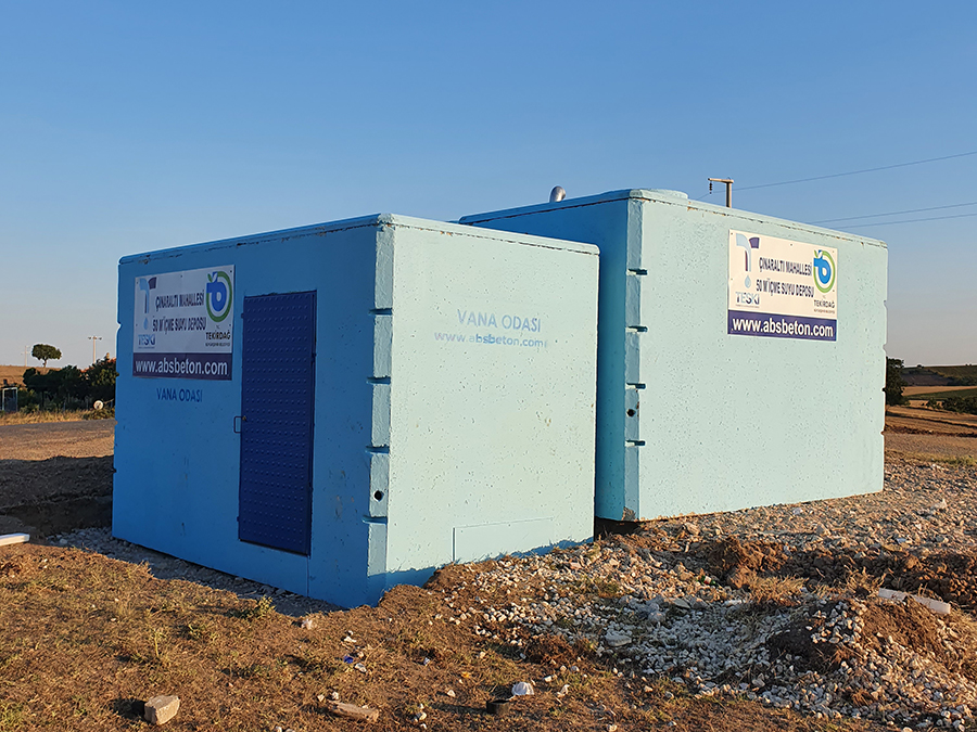 50 m3 Prefabrik Betonarme Su Deposu