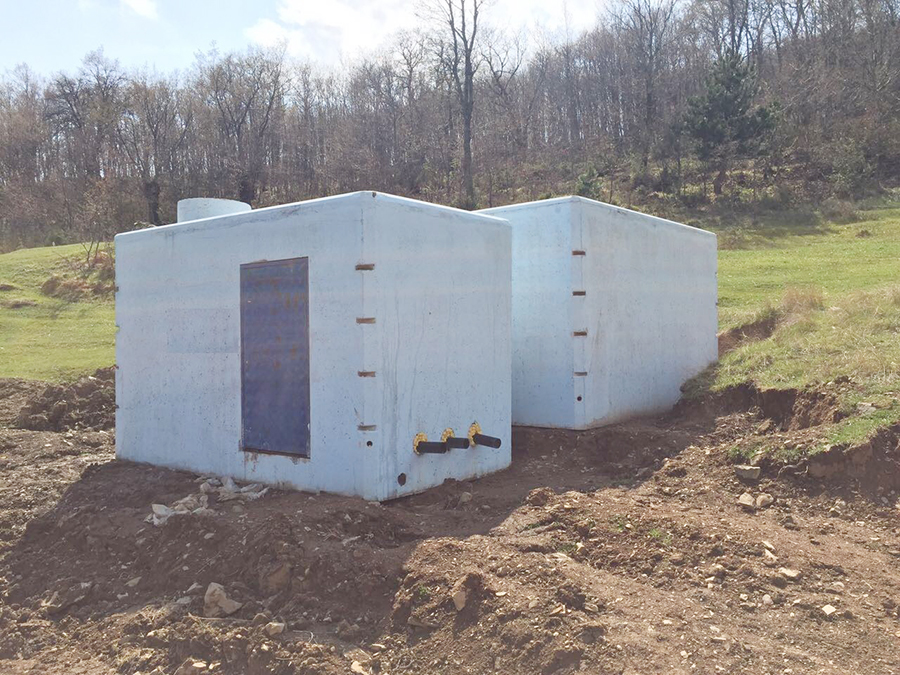 50 m3 Prefabrik Betonarme Su Deposu