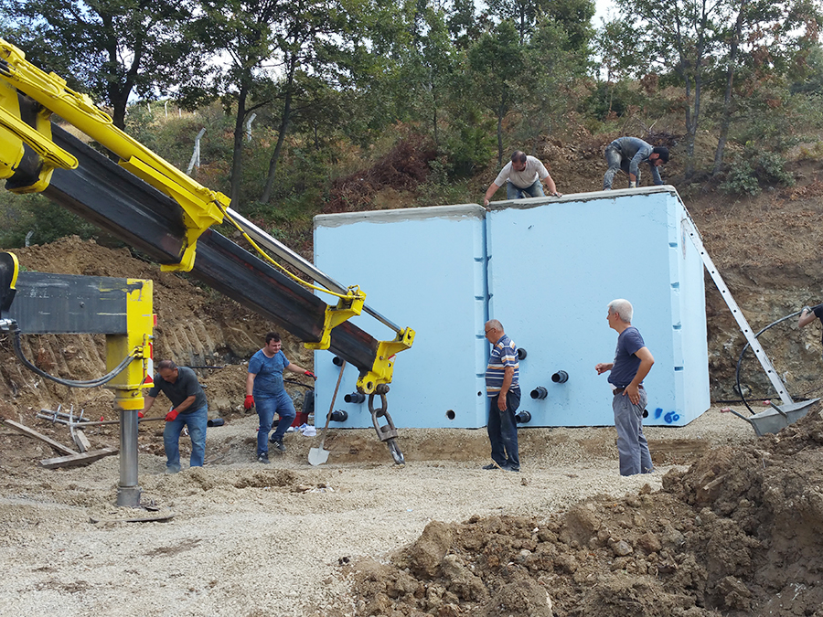 50 m3 Prefabrik Betonarme Su Deposu