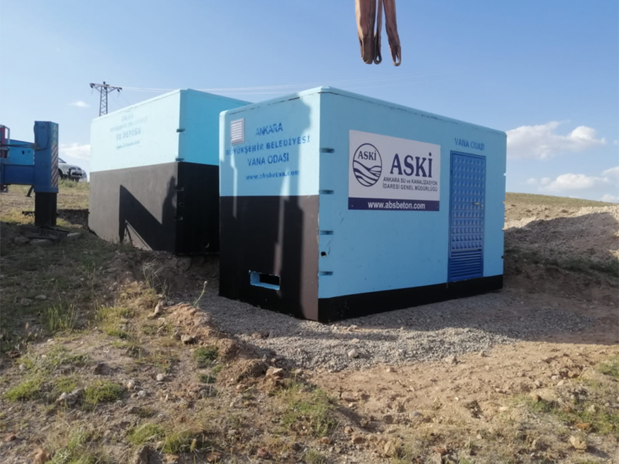 50 m3 Prefabrik Betonarme Su Deposu