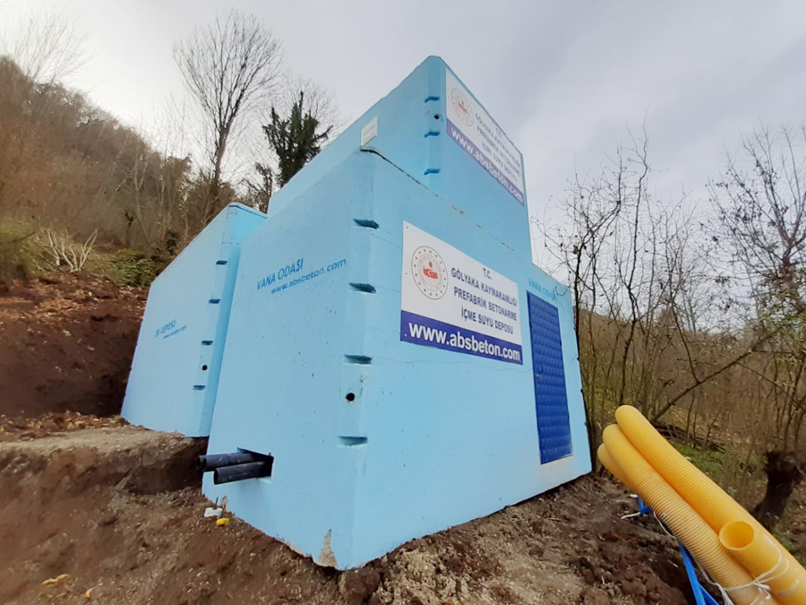 50 m3 Prefabrik Betonarme Su Deposu