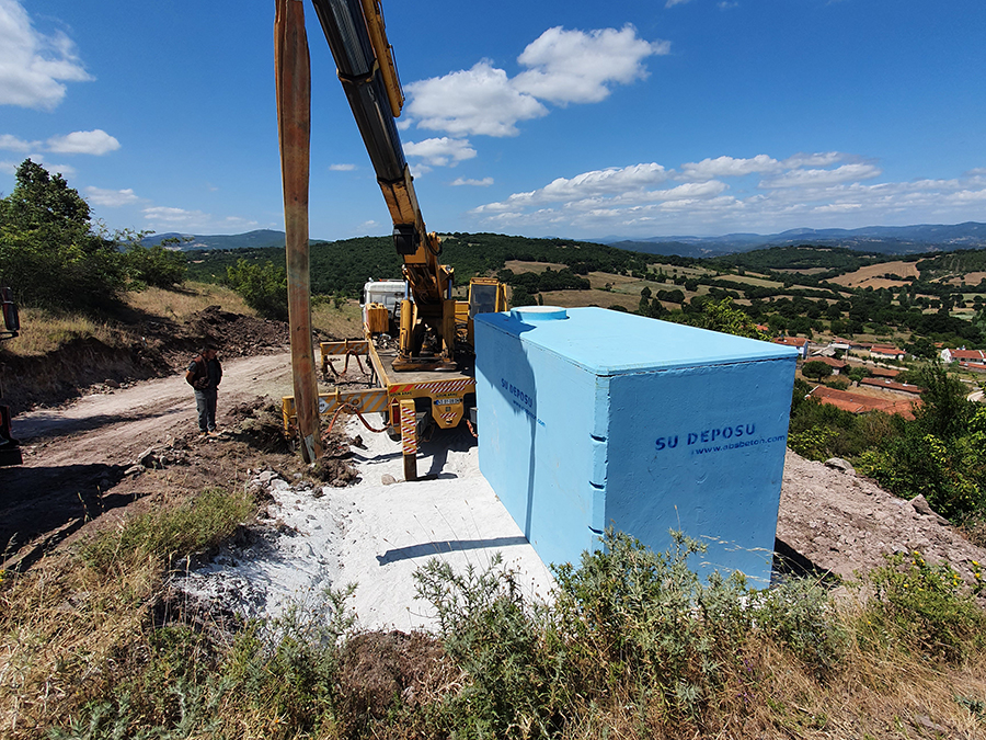 50 m3 Prefabrik Betonarme Su Deposu