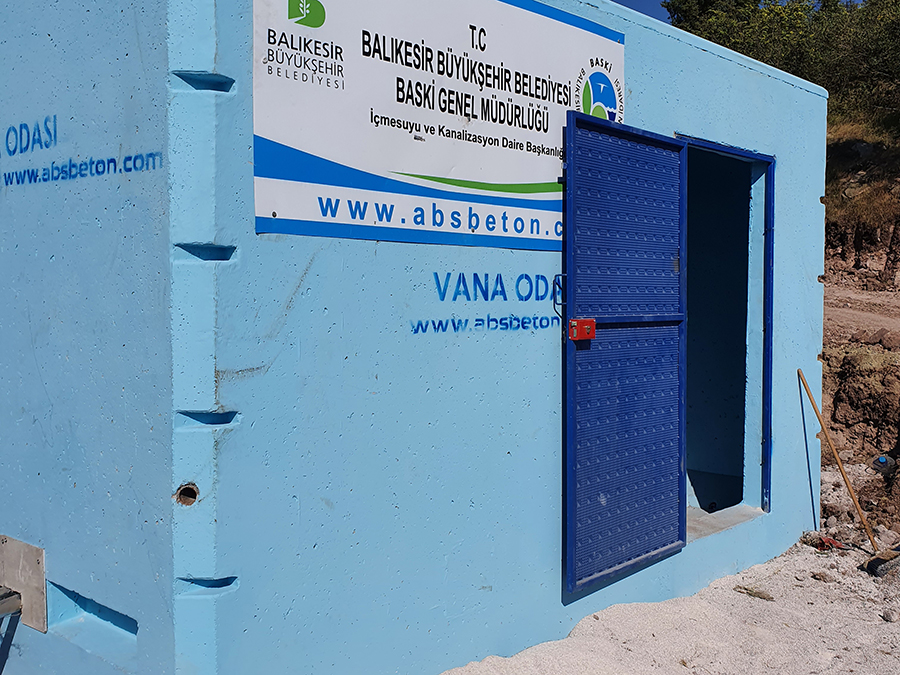 50 m3 Prefabrik Betonarme Su Deposu