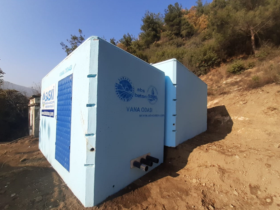 50 m3 Prefabrik Betonarme Su Deposu