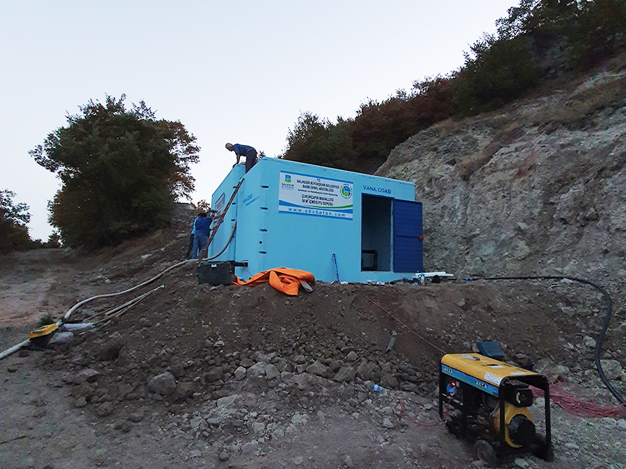 50 m3 Prefabrik Betonarme Su Deposu