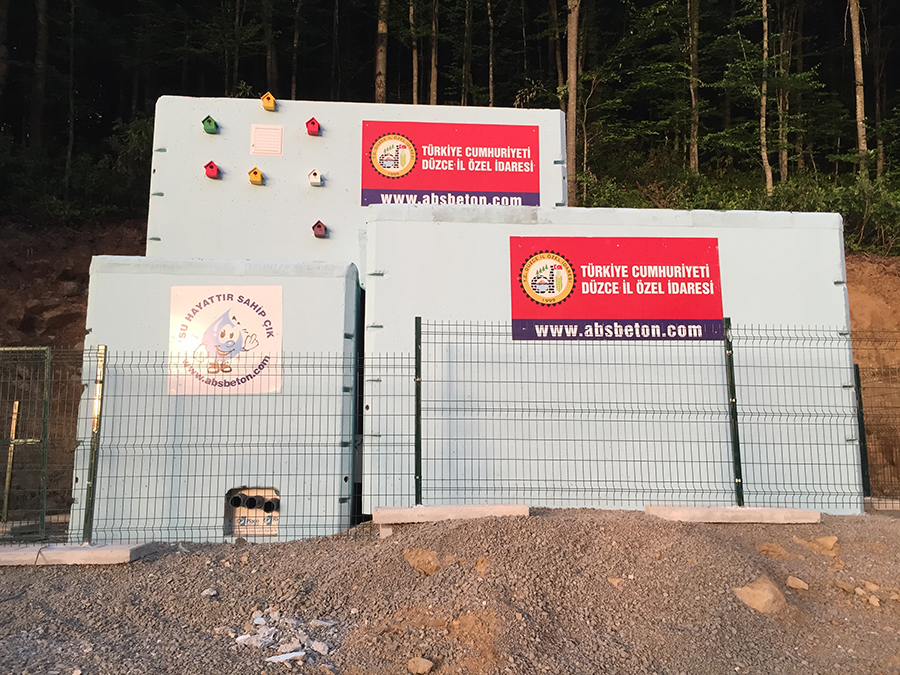 50 m3 Prefabrik Betonarme Su Deposu