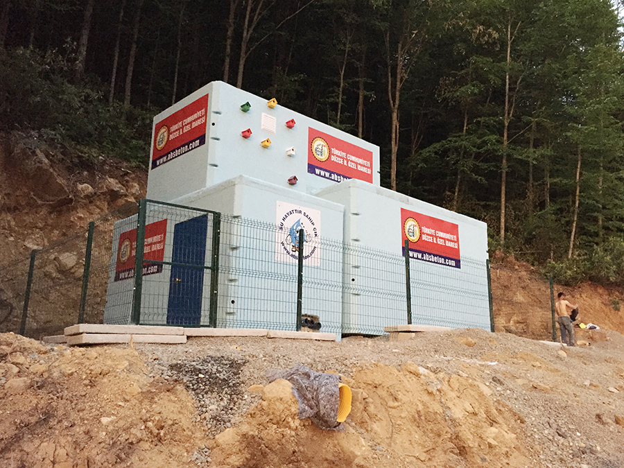 50 m3 Prefabrik Betonarme Su Deposu