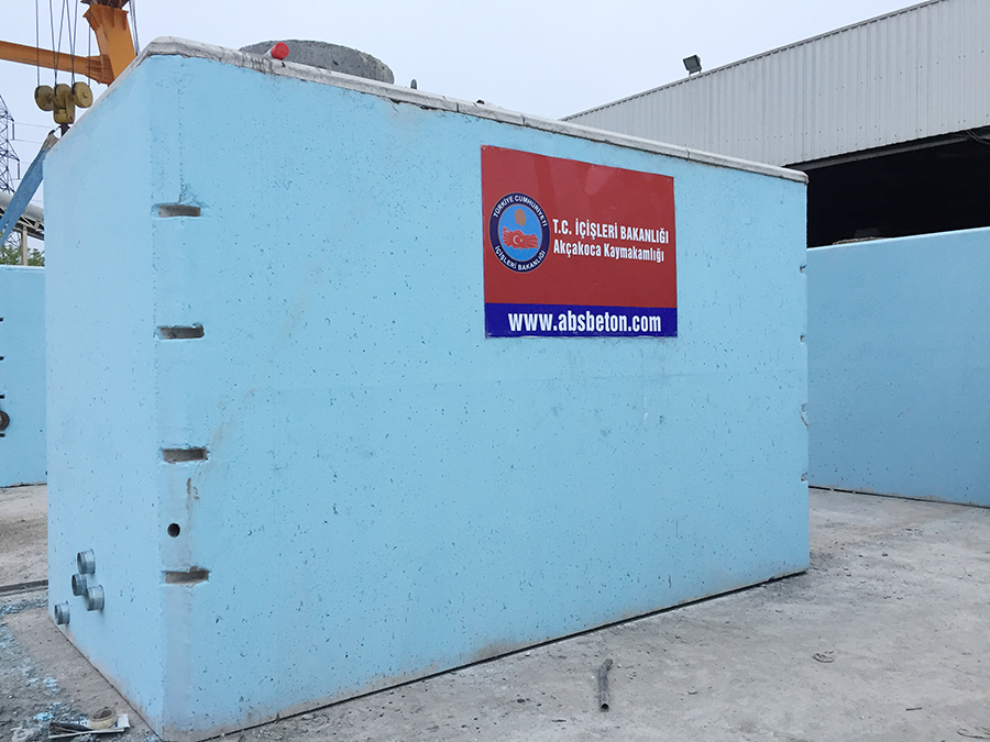 50 m3 Prefabrik Betonarme Su Deposu