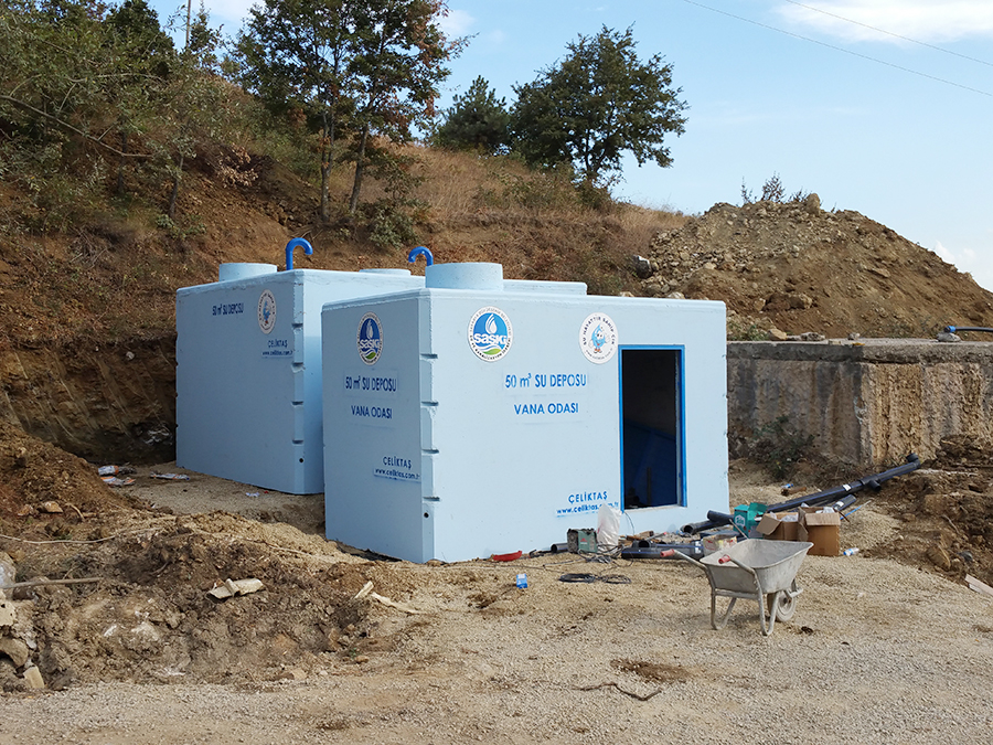 50 m3 Prefabrik Betonarme Su Deposu