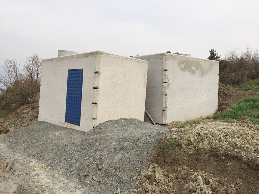 50 m3 Prefabrik Betonarme Su Deposu