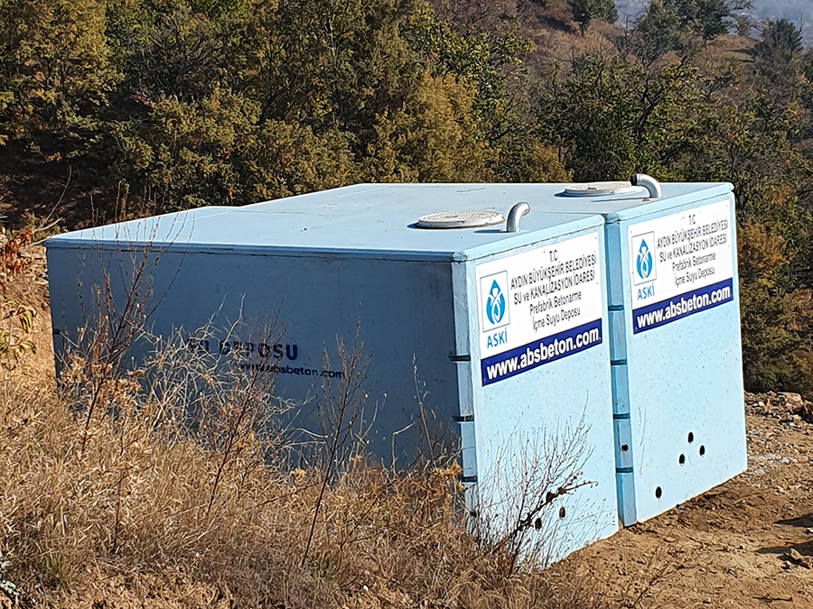 50 m3 Prefabrik Betonarme Su Deposu