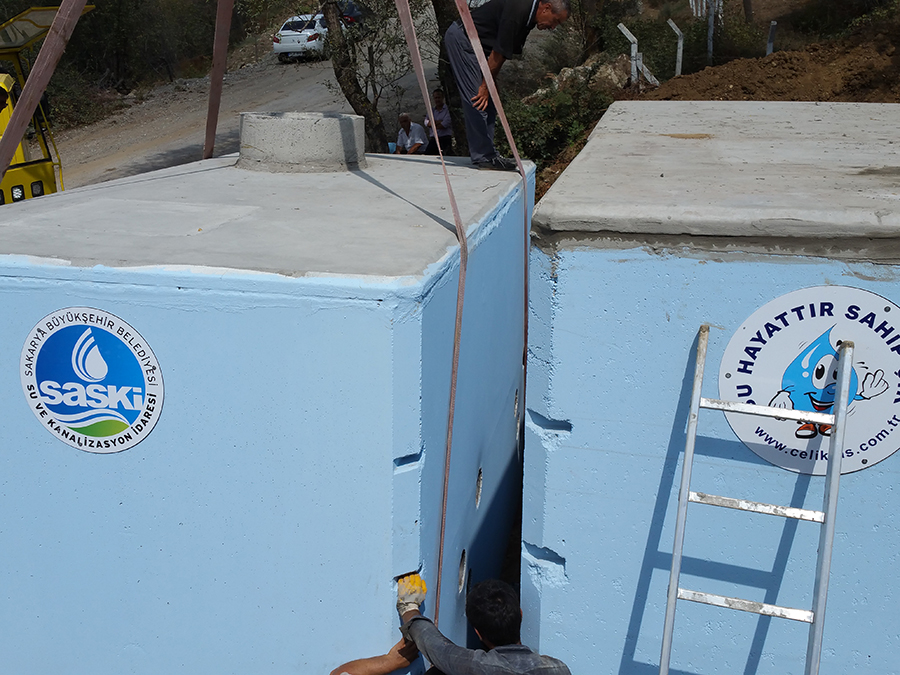 50 m3 Prefabrik Betonarme Su Deposu