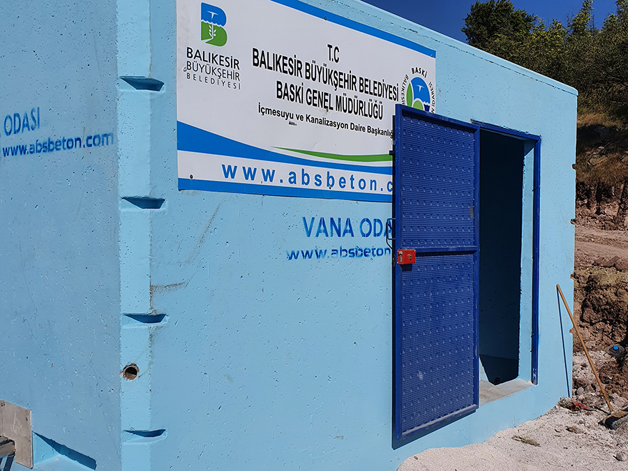 50 m3 Prefabrik Betonarme Su Deposu