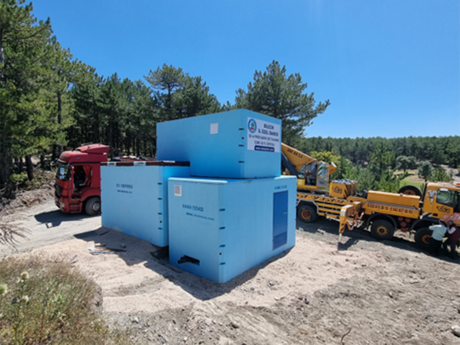 50 m3 Prefabrik Betonarme Su Deposu