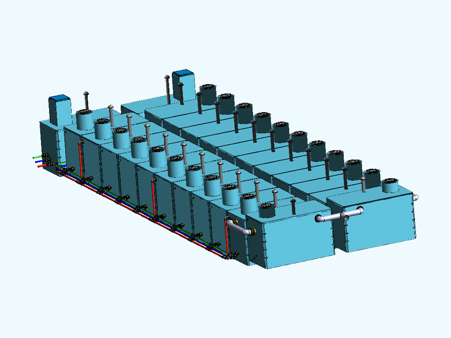500 m3 Prefabrik Betonarme Su Deposu