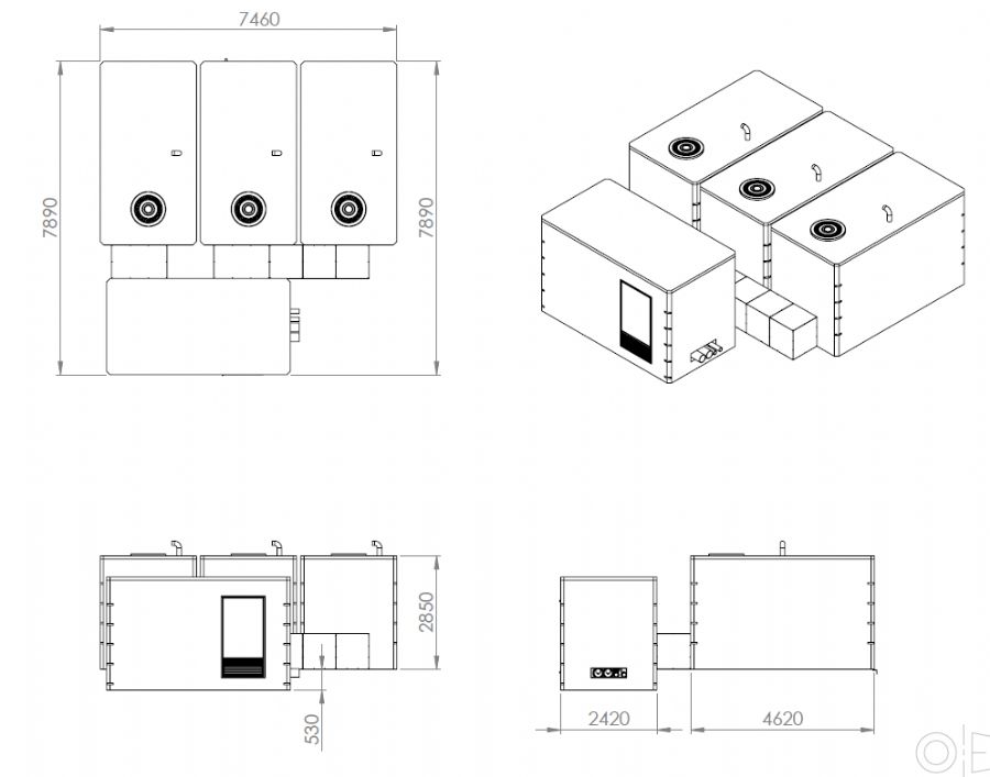 75 M3  PREFABRiK BETONARME  DEPOLAR