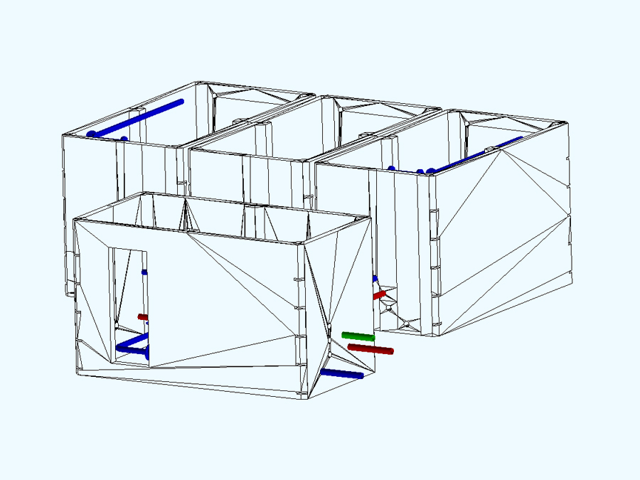 75 m3 Prefabrik Betonarme Su Deposu
