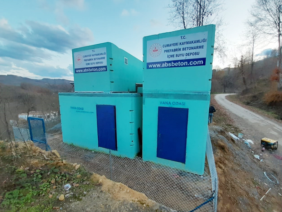 75 m3 Prefabrik Betonarme Su Deposu