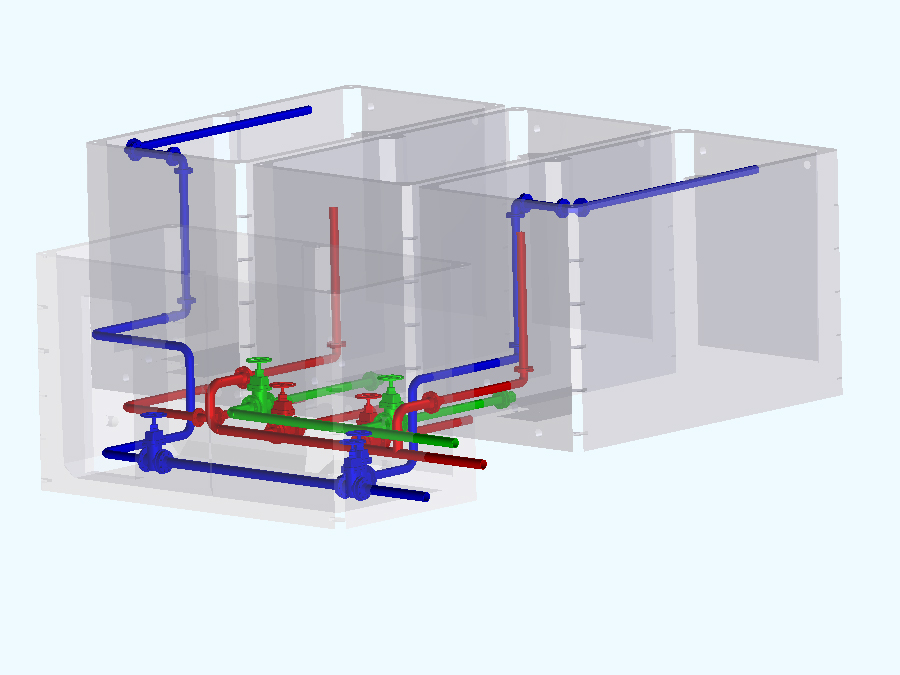 75 m3 Prefabrik Betonarme Su Deposu