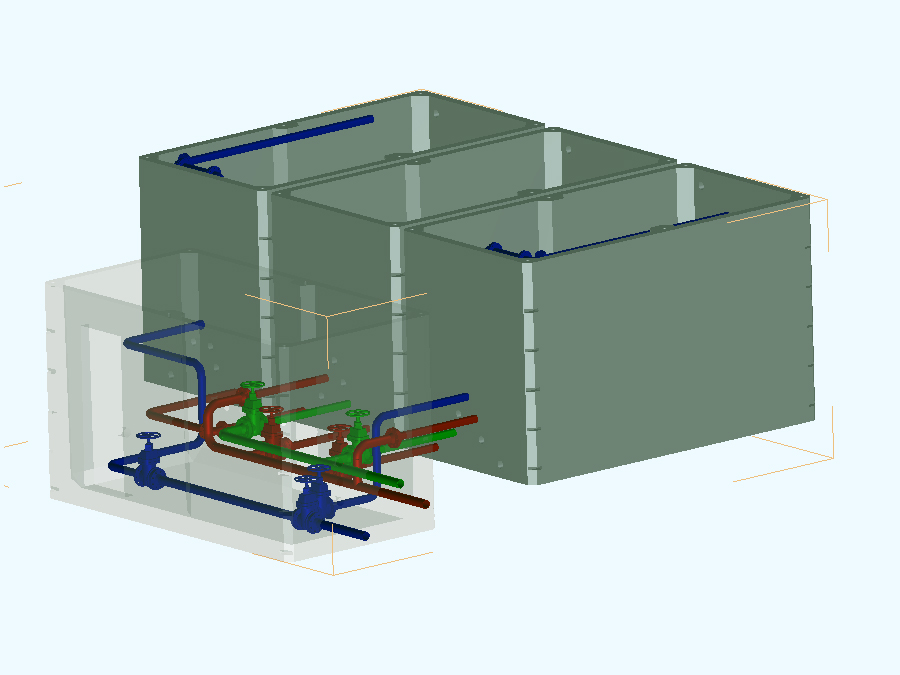 75 m3 Prefabrik Betonarme Su Deposu