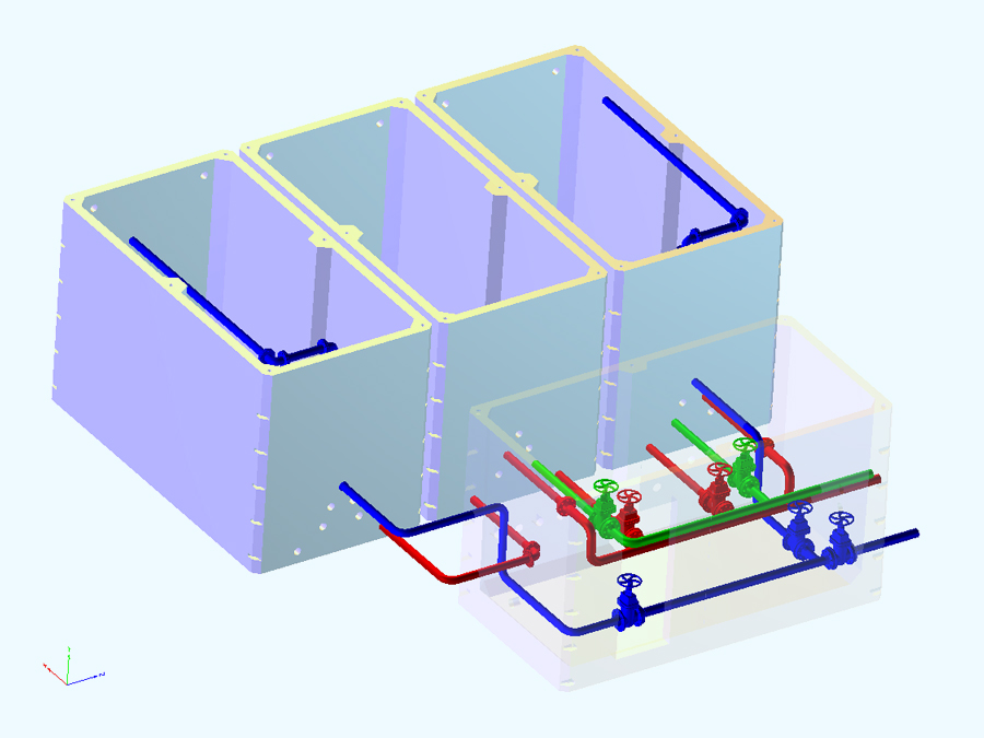 75 m3 Prefabrik Betonarme Su Deposu