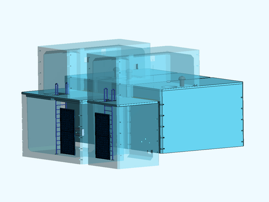 75 m3 Prefabrik Betonarme Su Deposu