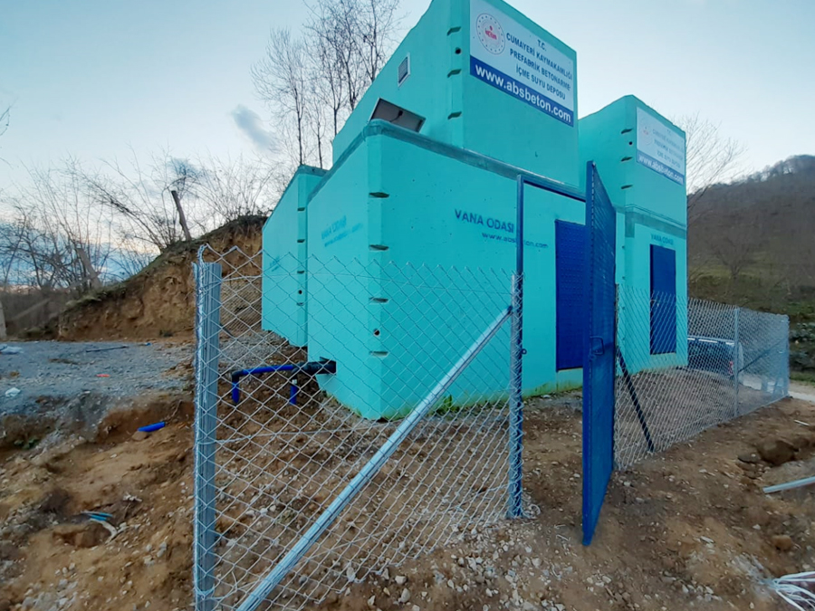 75 m3 Prefabrik Betonarme Su Deposu