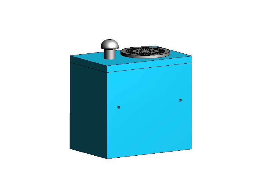 2 m3 Prefabrik Betonarme Su Deposu