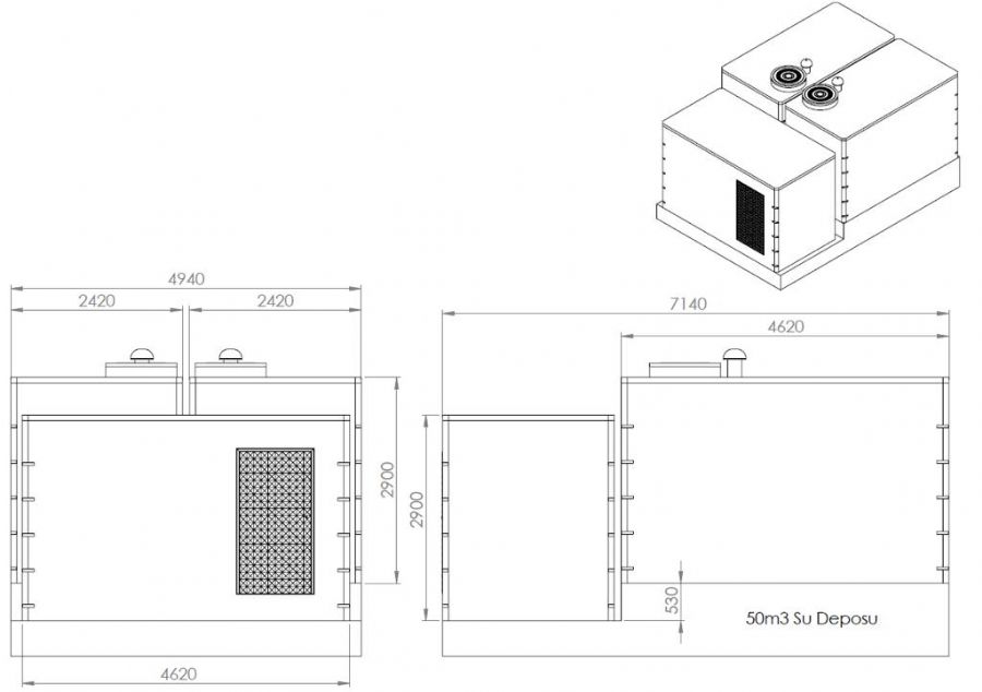 50 M3  PREFABRiK BETONARME  DEPOLAR