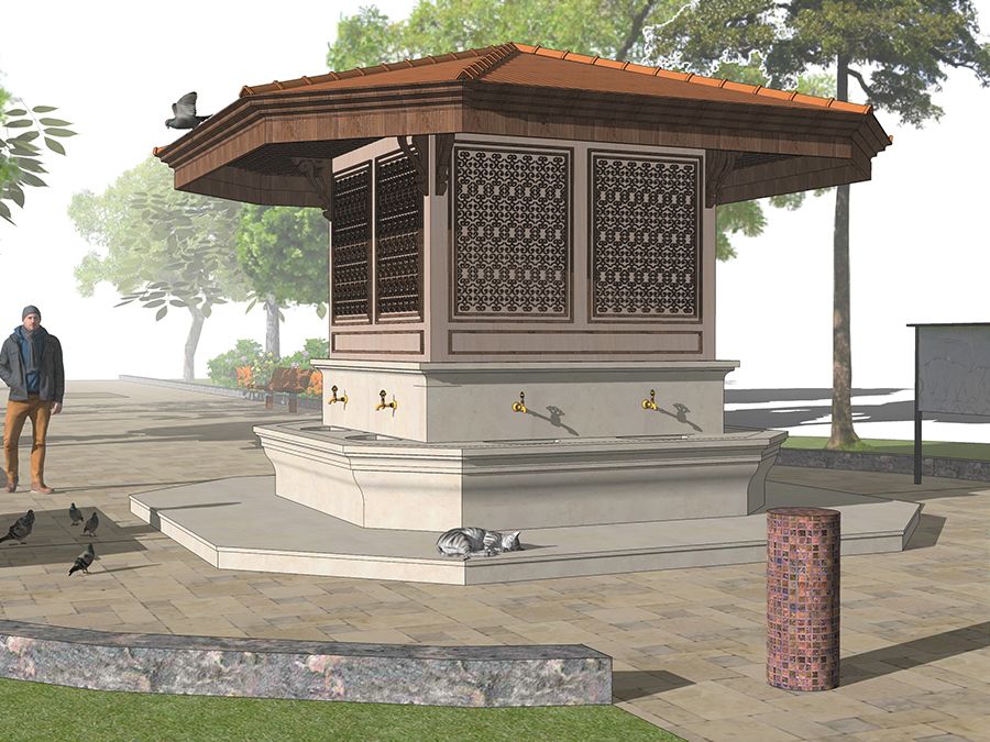 Şadırvan ve Meydan Çeşmesi