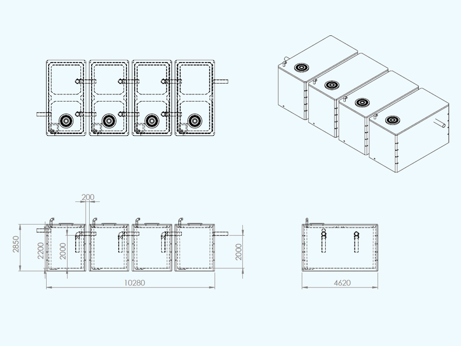Çok Modüllü Foseptik Depolar