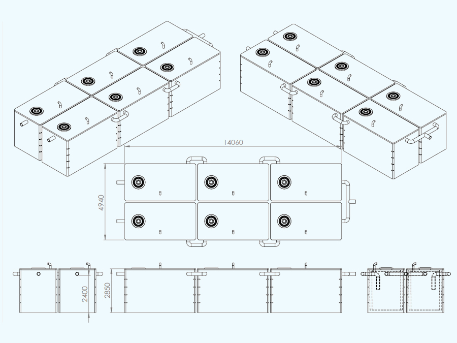 Çok Modüllü Foseptik Depolar