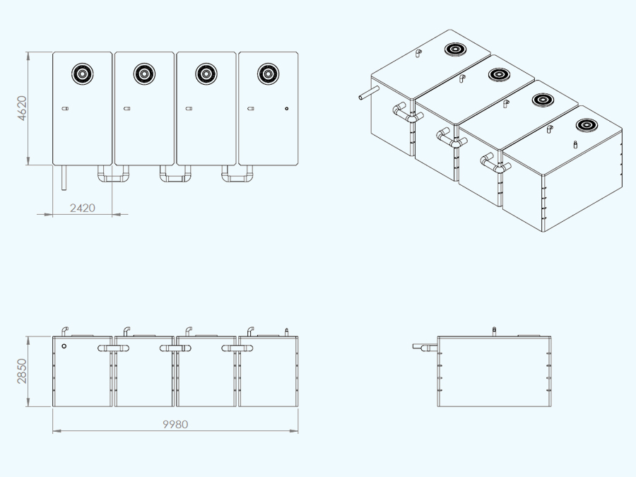 Çok Modüllü Foseptik Depolar