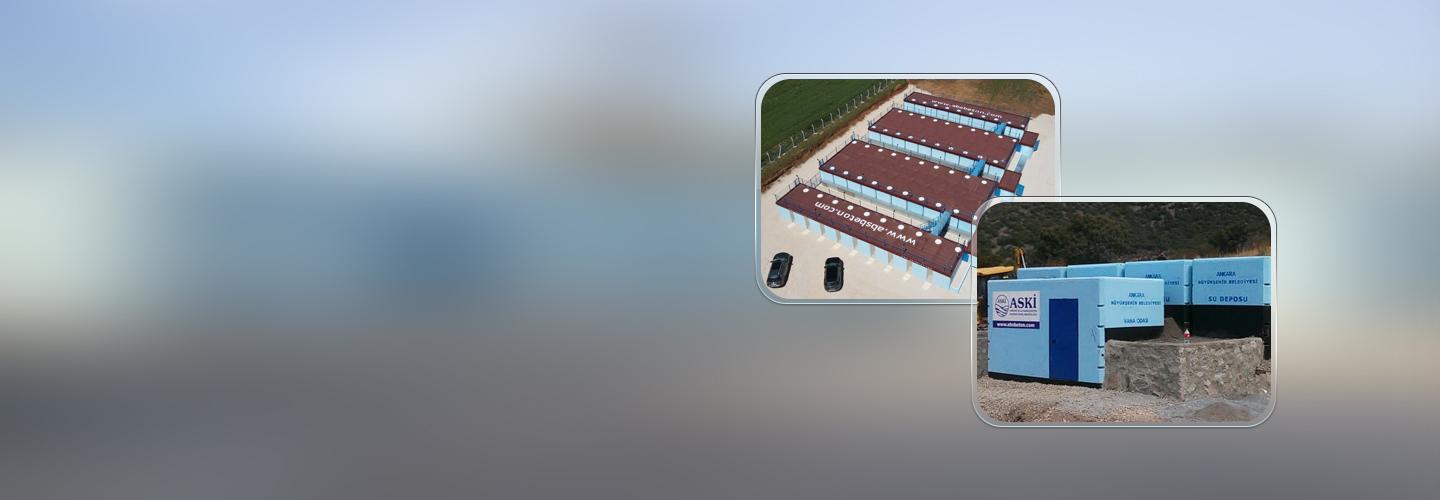 Prefabrik Betonarme Su Depoları