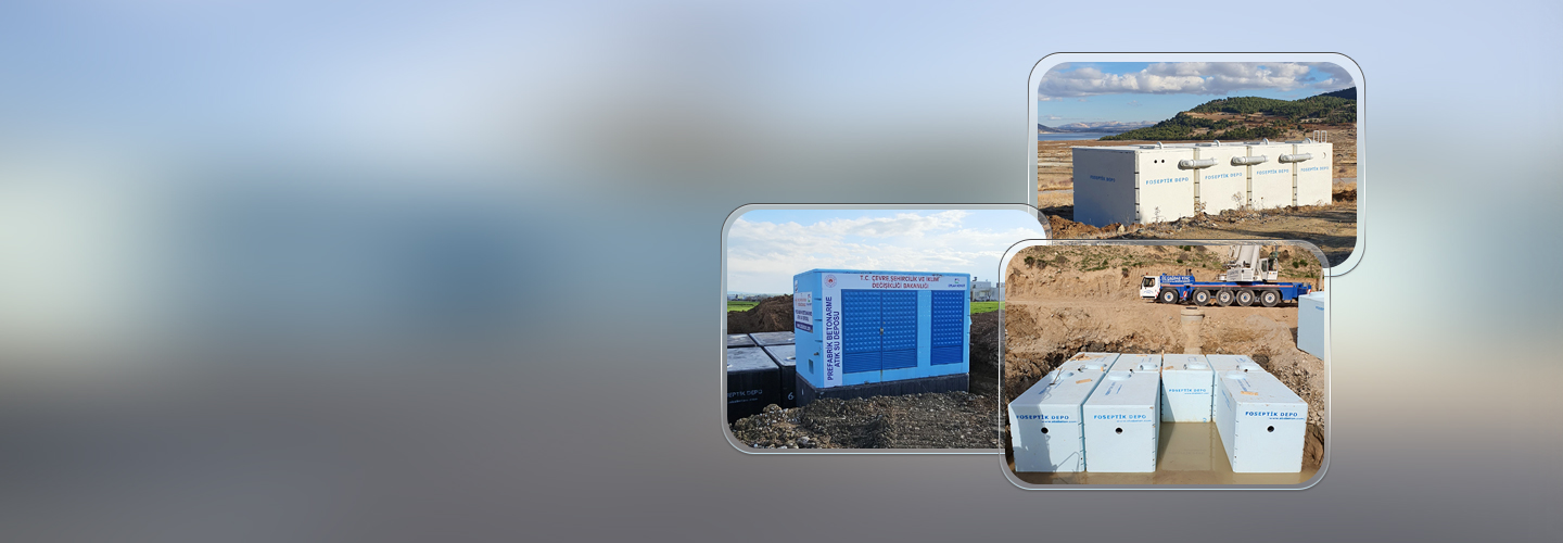 Prefabrik Betonarme Foseptik Depoları